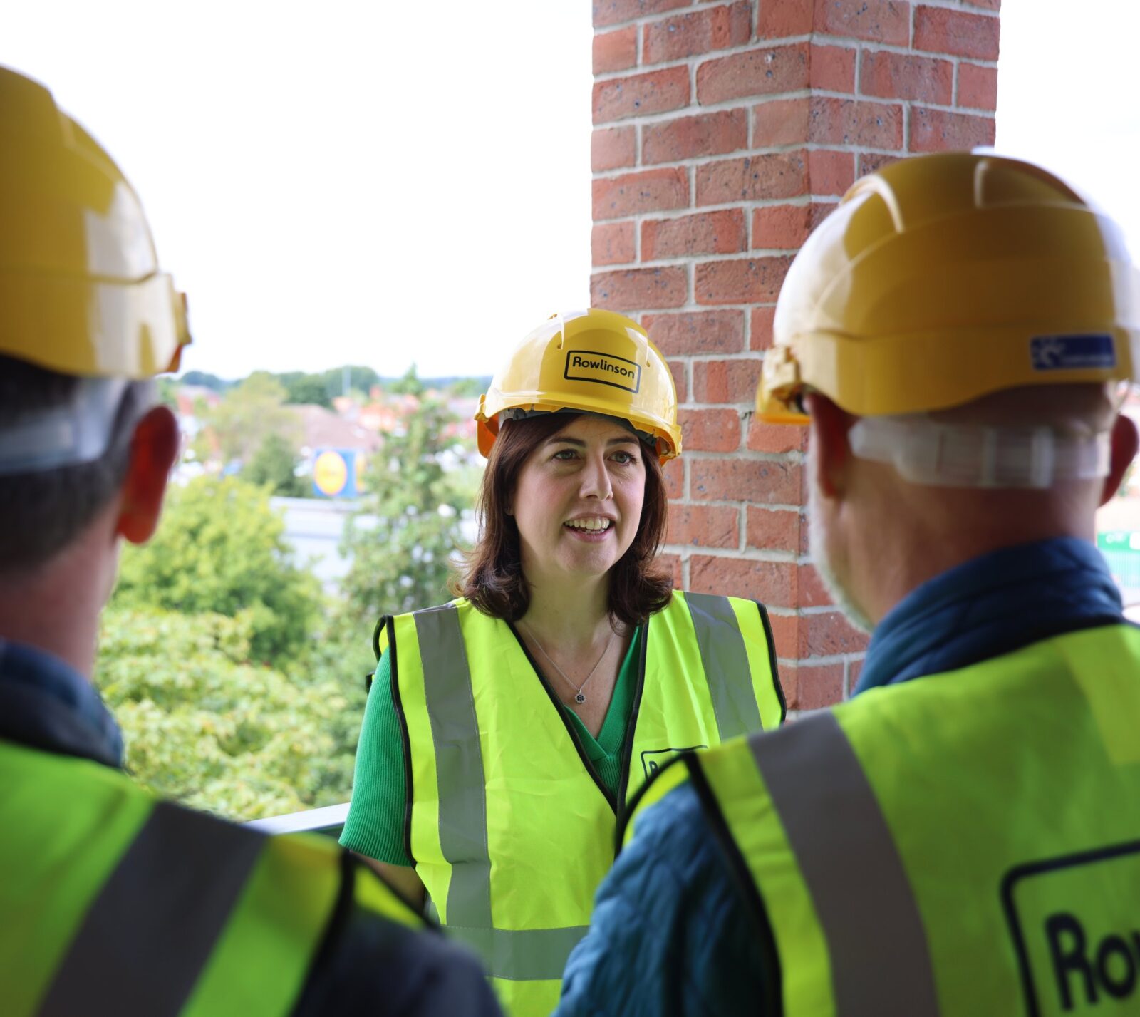 Lucy Powell visiting new Council homes in Newton Heath, 2023