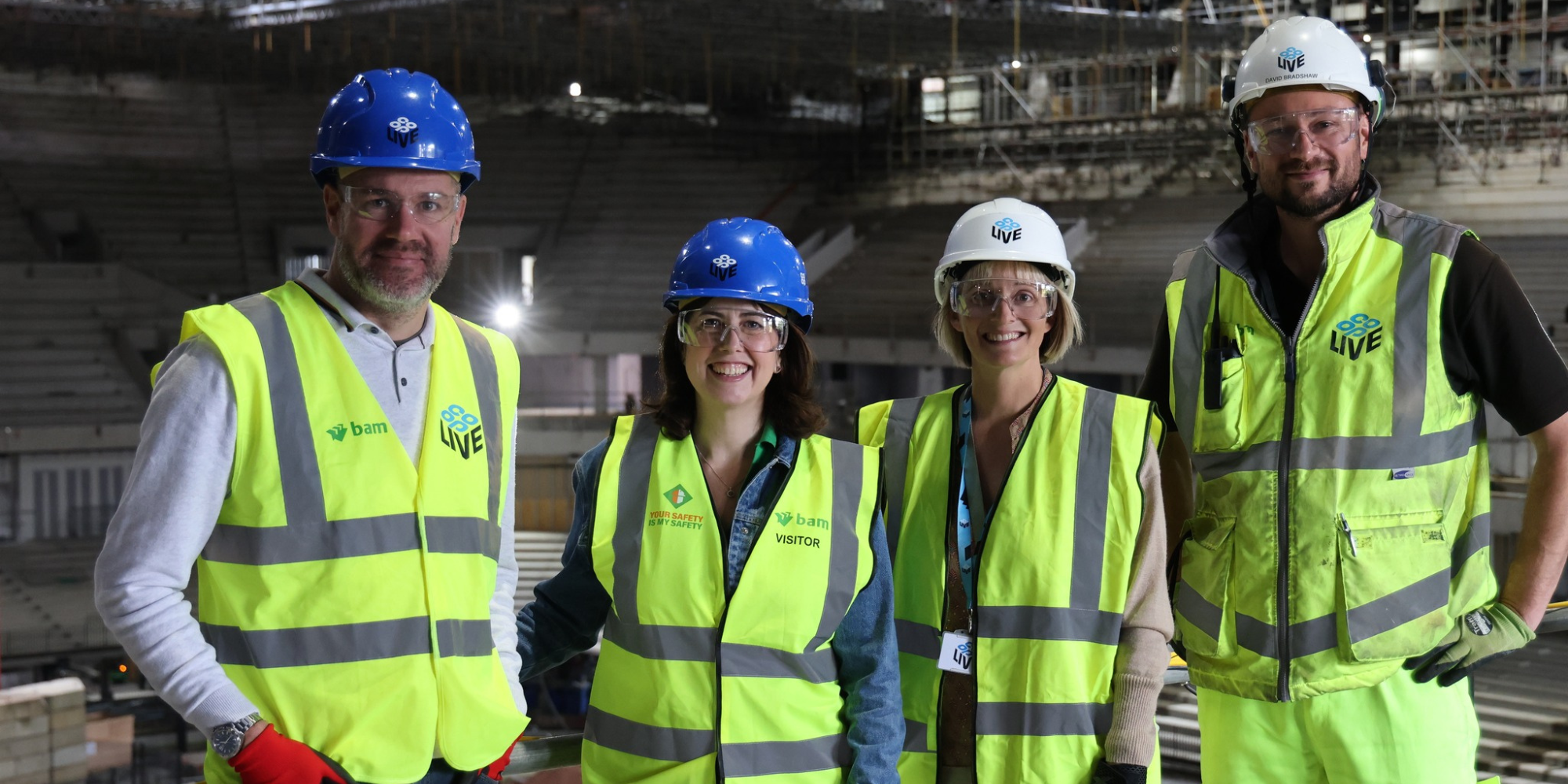 Lucy visiting new Co-Op Arena