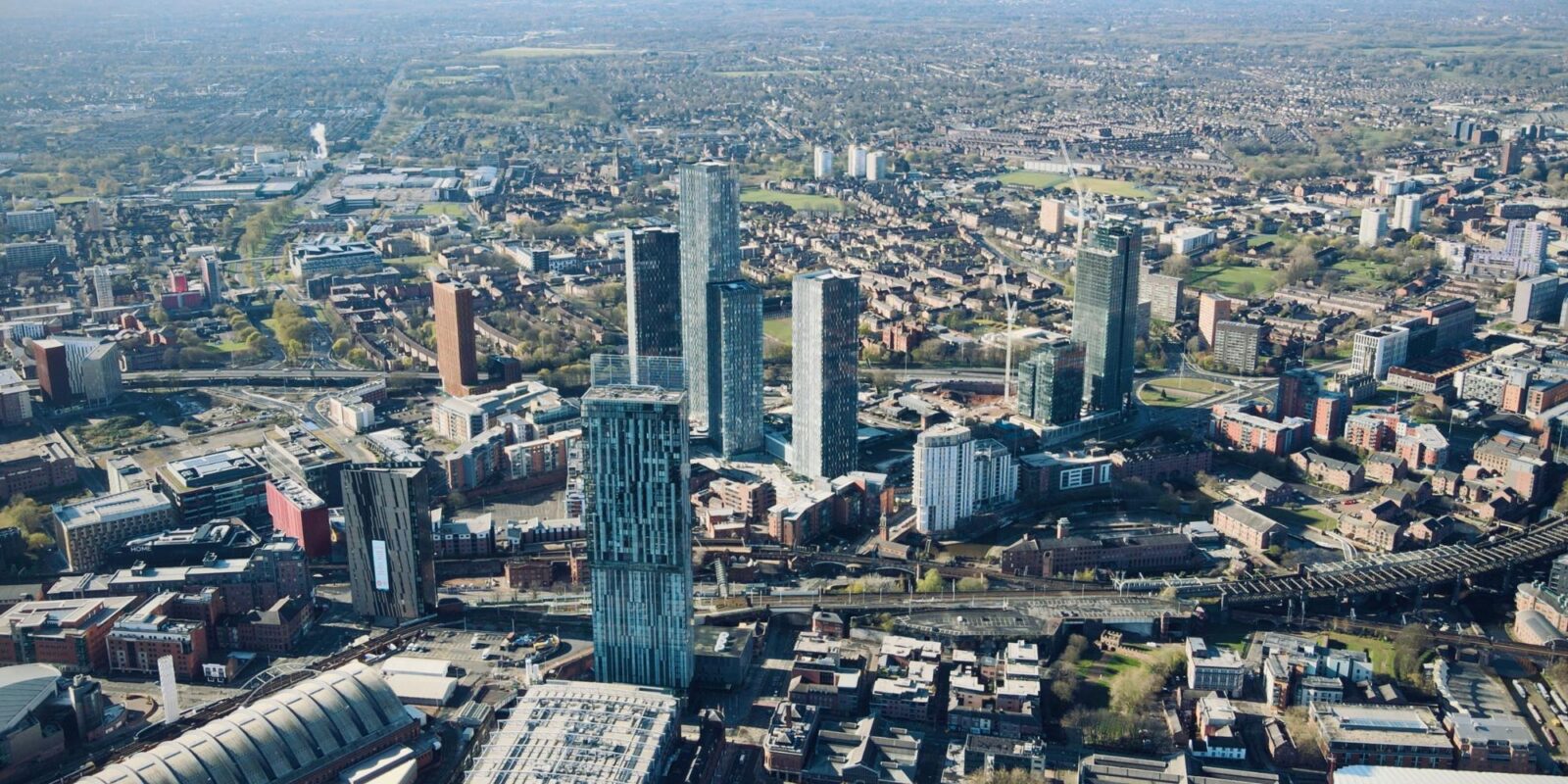 Skyline of Manchester City